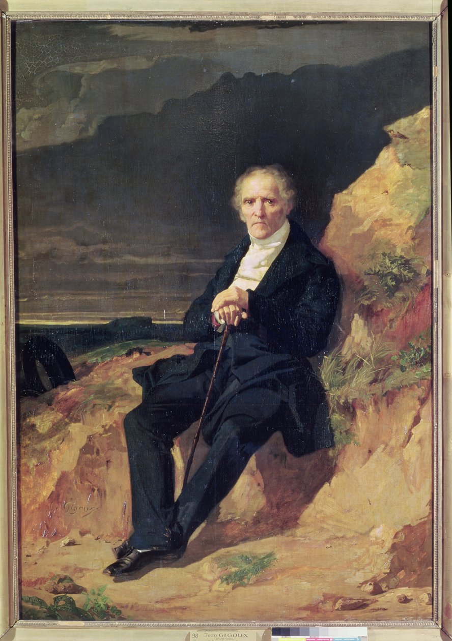 Retrato de Charles Fourier (1772-1837) de Jean Francois Gigoux