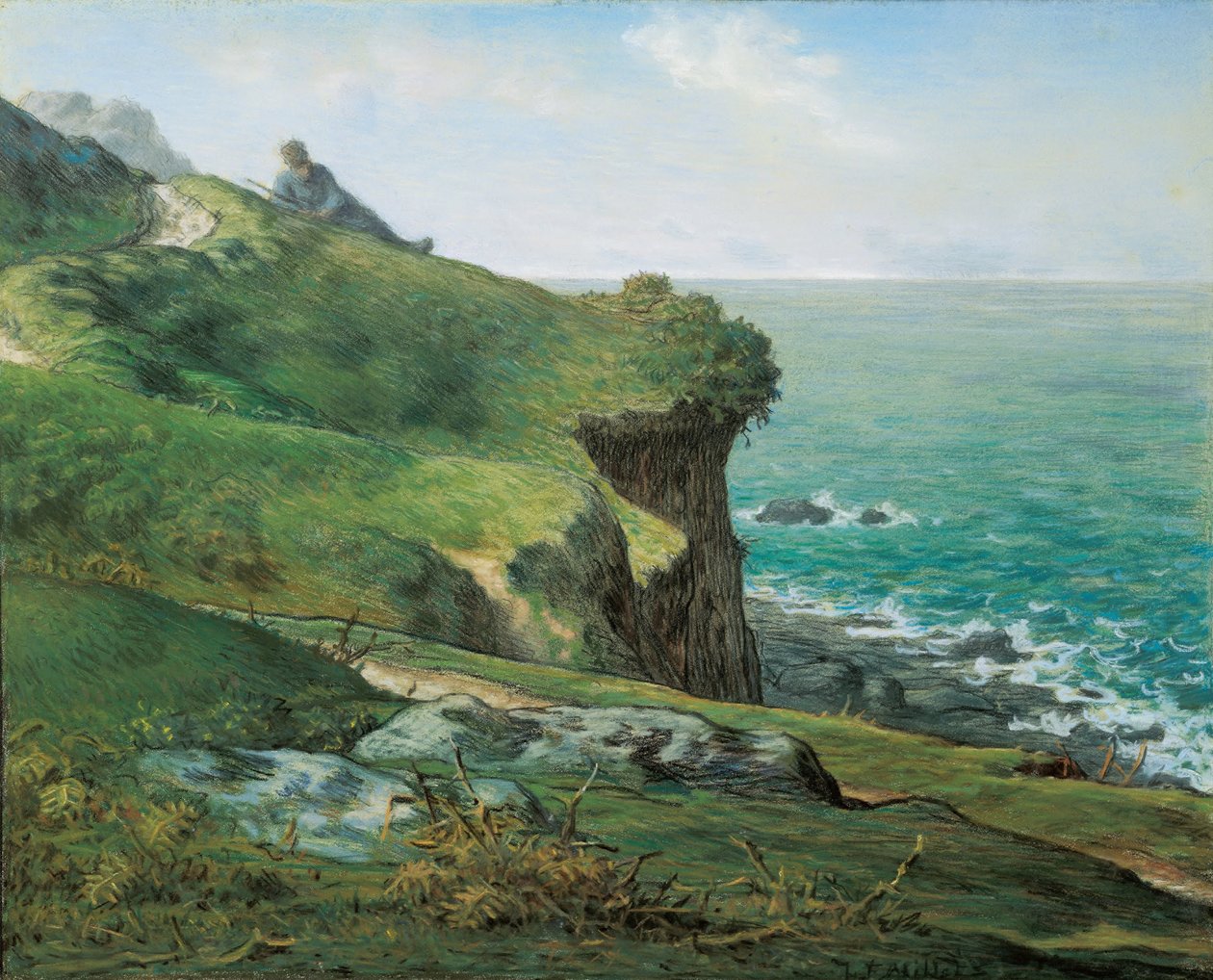 Penhascos de Gréville de Jean Francois Millet