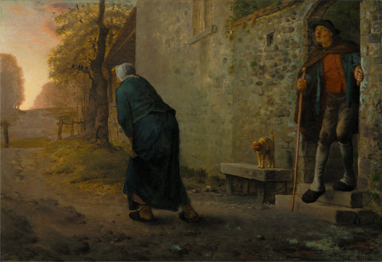 Dattente de Jean Francois Millet