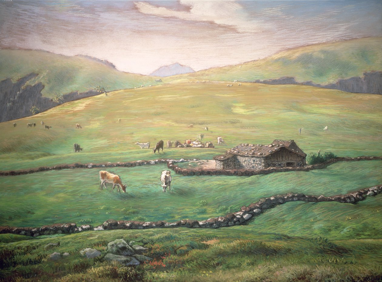 Pastando nos Vosges de Jean Francois Millet
