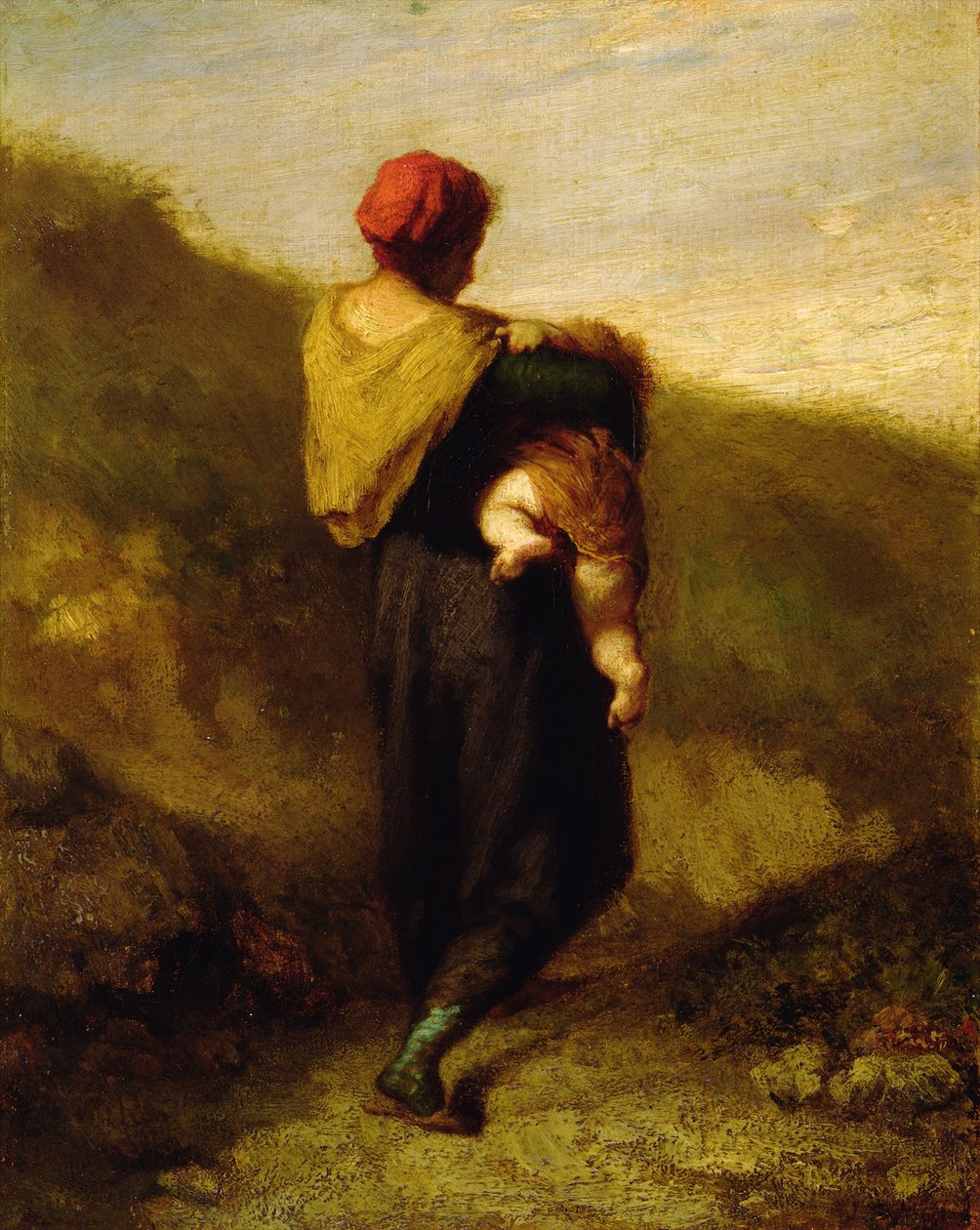 Mãe e filho de Jean Francois Millet