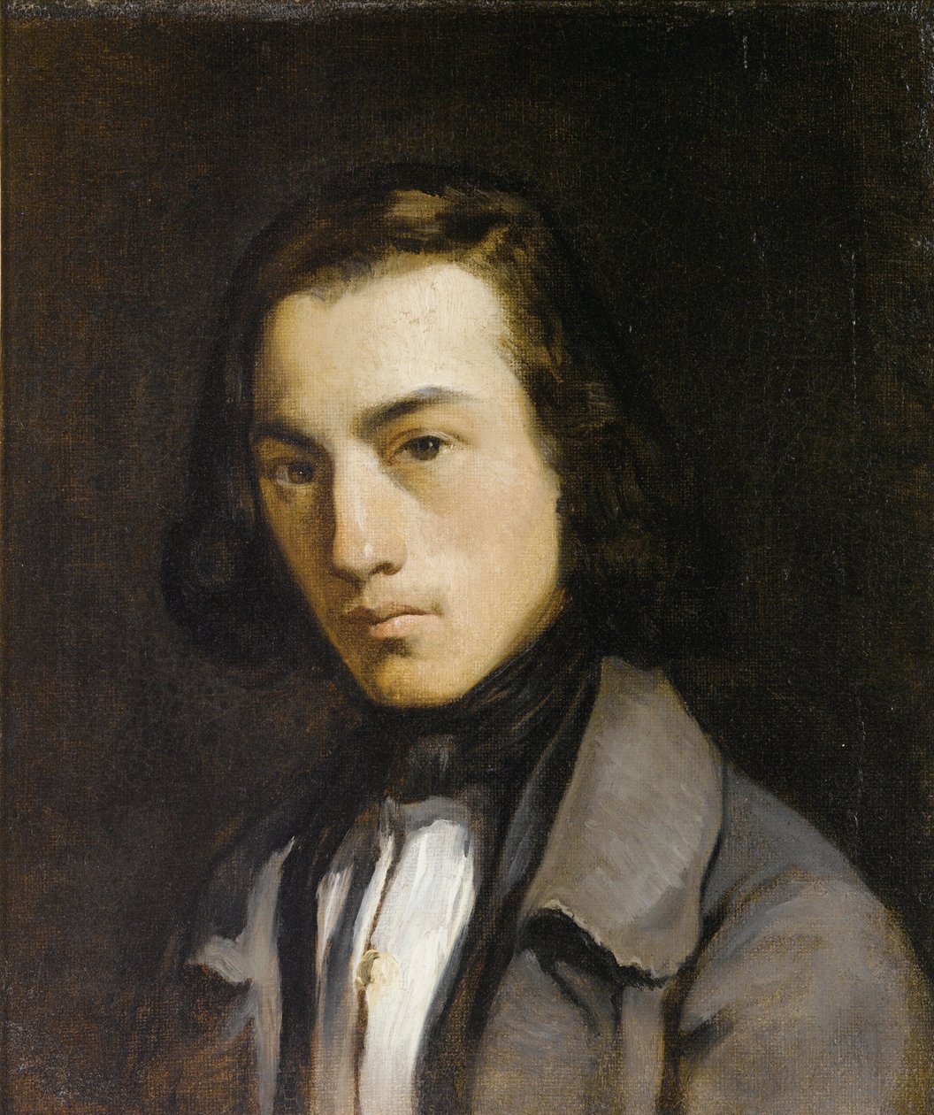 Retrato de jovem de Jean Francois Millet