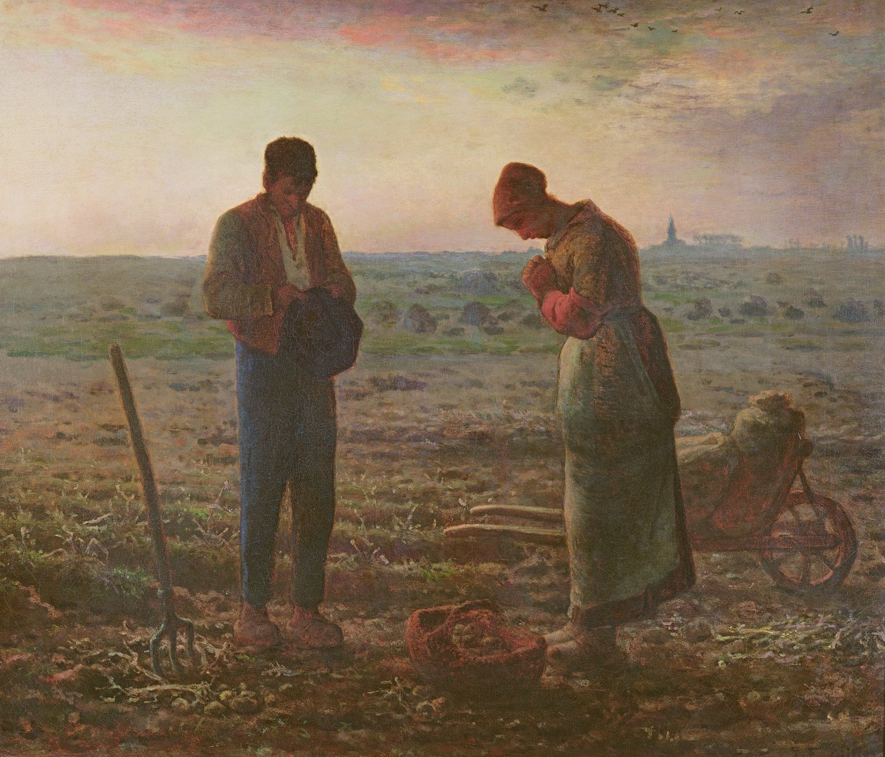 O Angelus, 1857-59 de Jean Francois Millet
