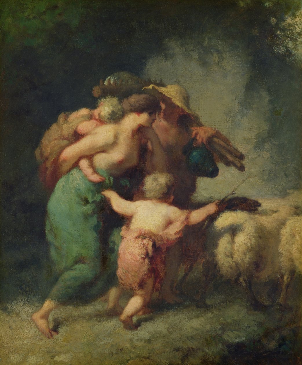 O retorno do rebanho de Jean Francois Millet