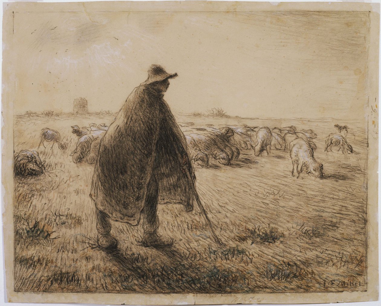 O pastor de Jean Francois Millet