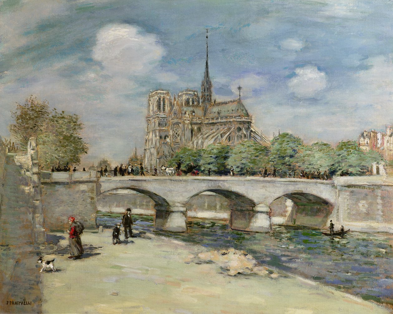 Nossa Senhora de Paris, c.1900 de Jean Francois Raffaelli