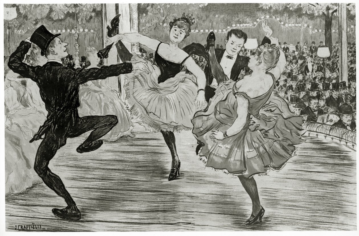 Quadrilha no Moulin Rouge de Jean Francois Raffaelli