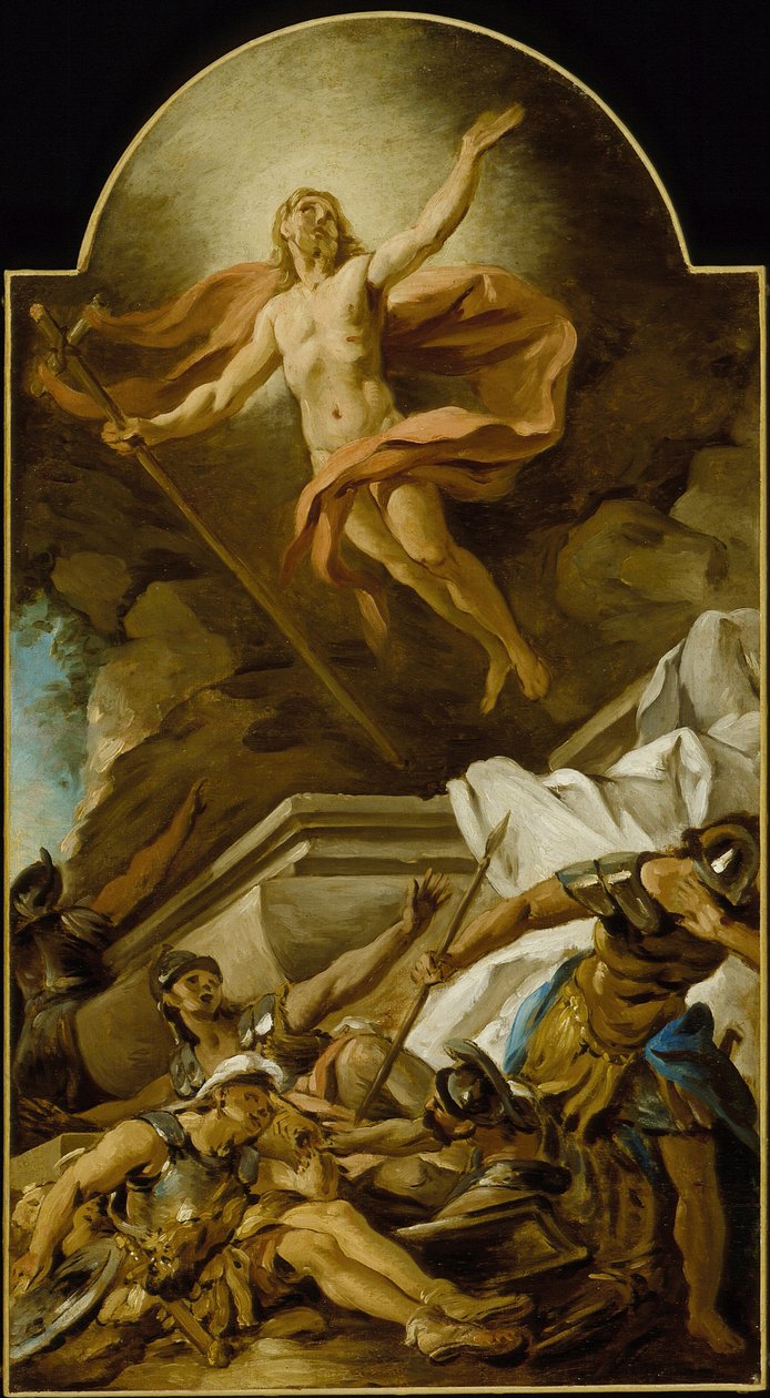 A ressurreição, 1739 de Jean François de Troy