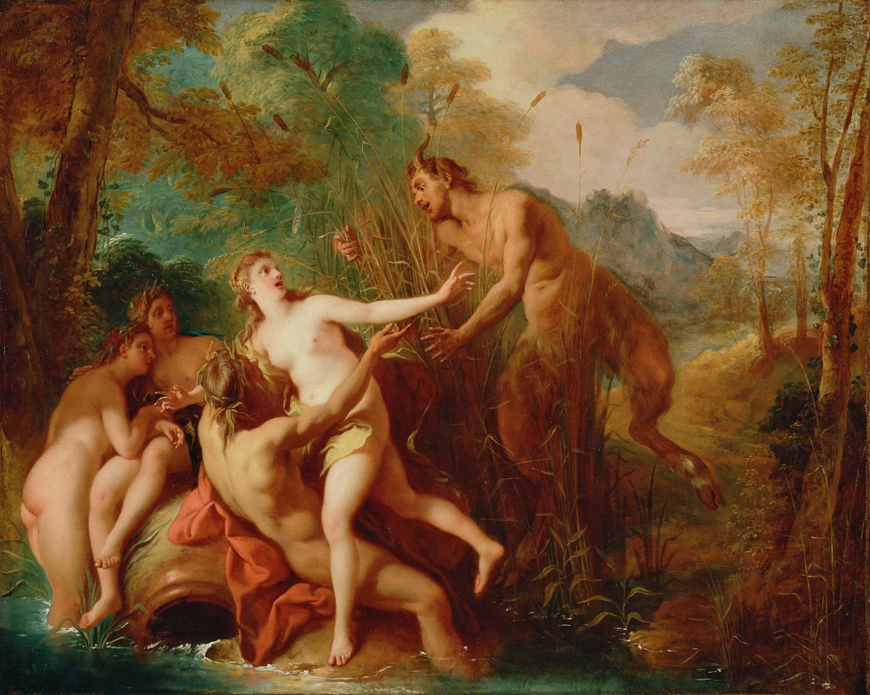 Pan e Syrinx de Jean François de Troy