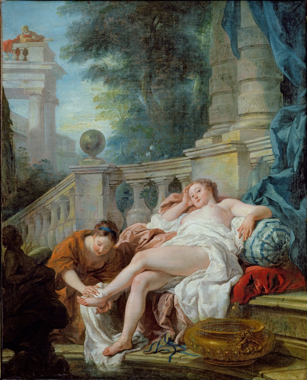 O banho de Bete-Seba, 1727 de Jean François de Troy