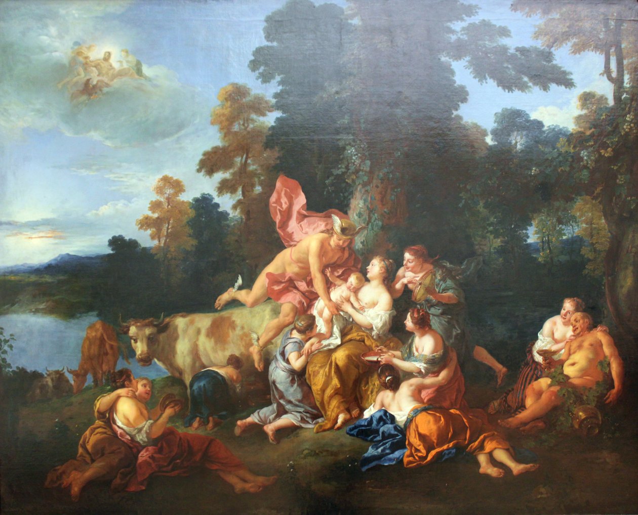 A educação de Baco de Jean François de Troy