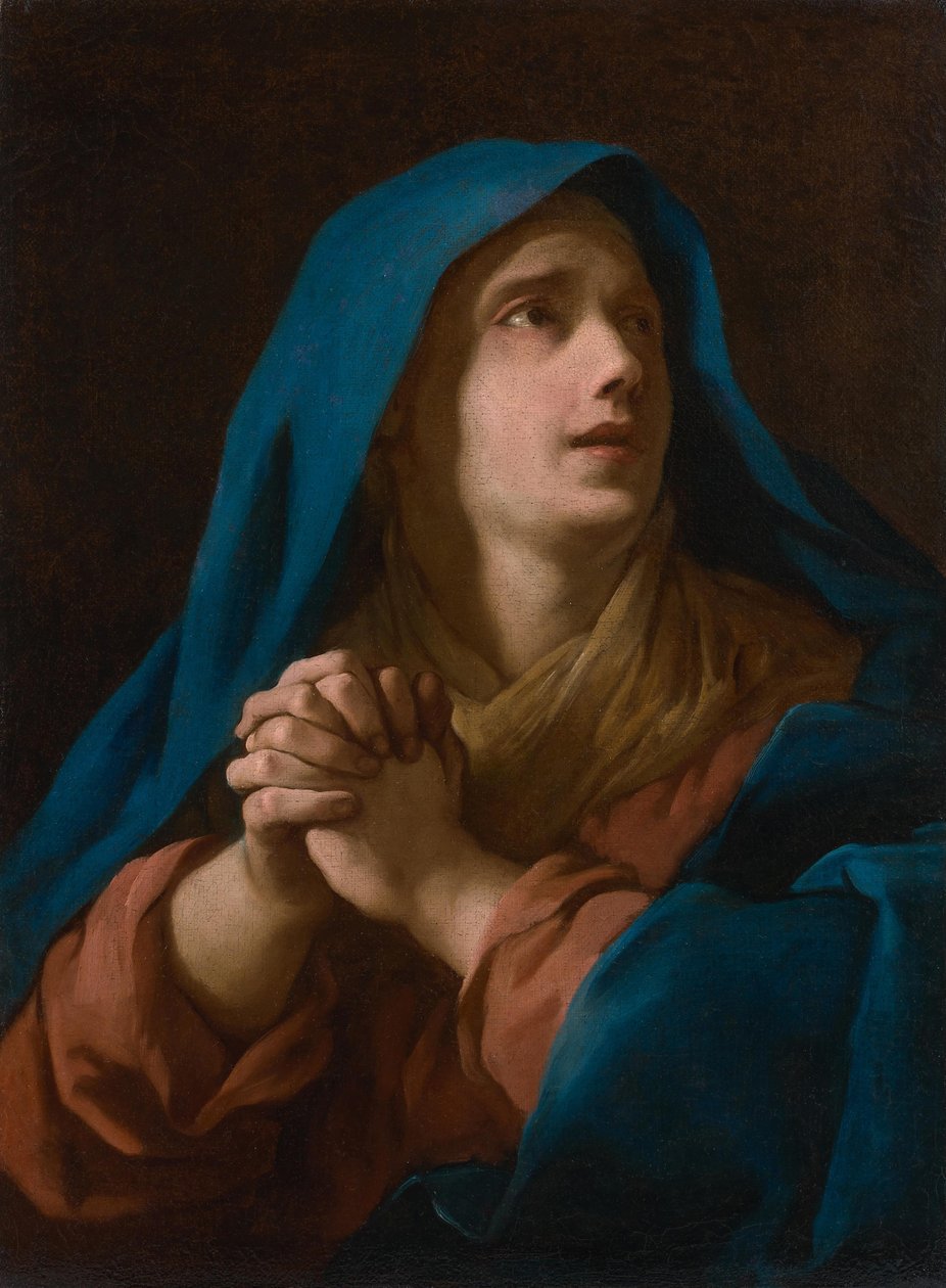 A Virgem em oração de Jean François de Troy