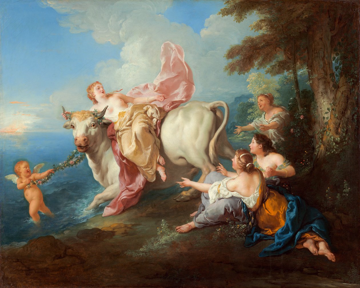 O Rapto da Europa de Jean François de Troy