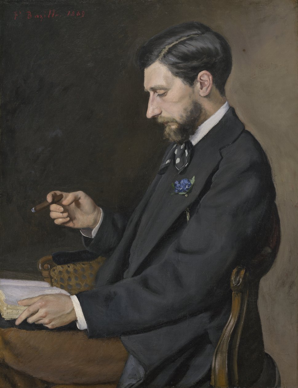 Edmond Maître, 1869 de Jean Frederic Bazille