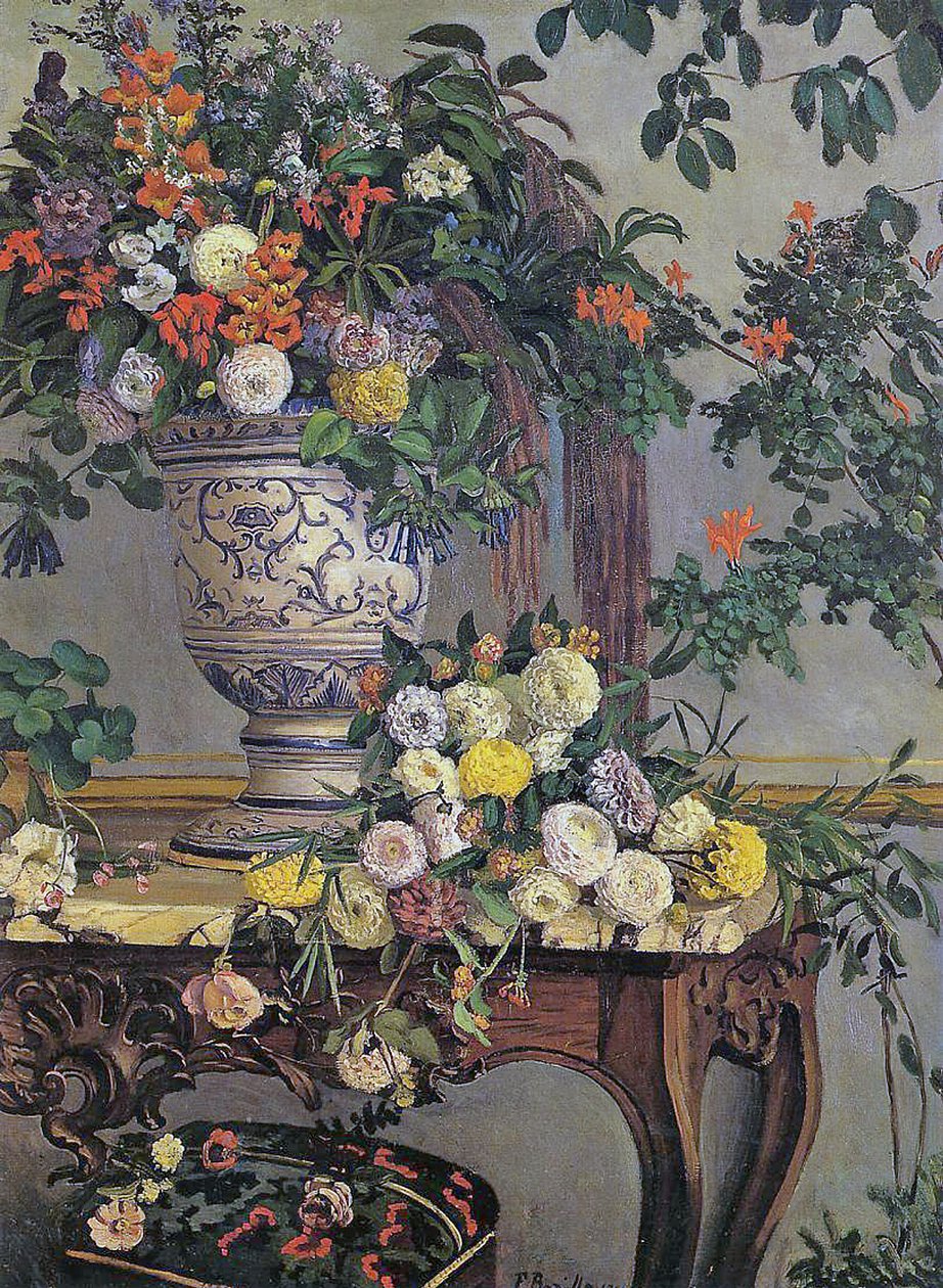 Flores, 1868 de Jean Frederic Bazille