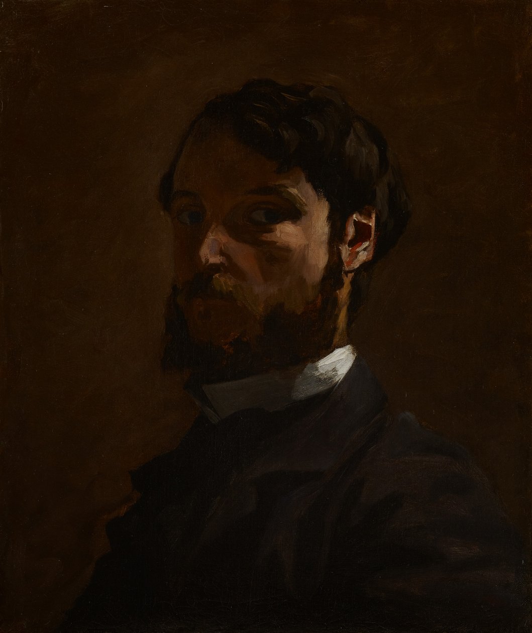 Auto-retrato, 1867-68 de Jean Frederic Bazille