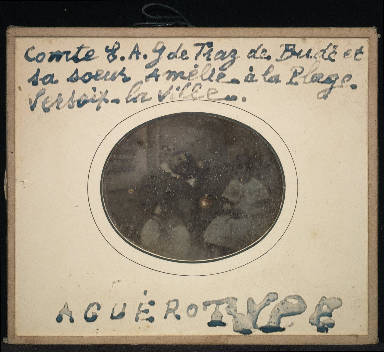 (Retrato de dois filhos), (conde Ernest Andre Gabriel de Traz de Budé e sua irmã Amélie) de Jean Gabriel Eynard