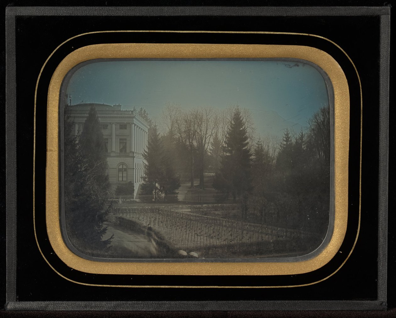 (Casa da cidade de Jean-Gabriel Eynard chamado Palais Eynard, com vista para o jardim) de Jean Gabriel Eynard