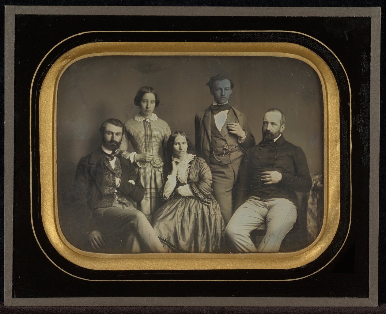 Charles e Sophie Eynard e seus filhos de Jean Gabriel Eynard