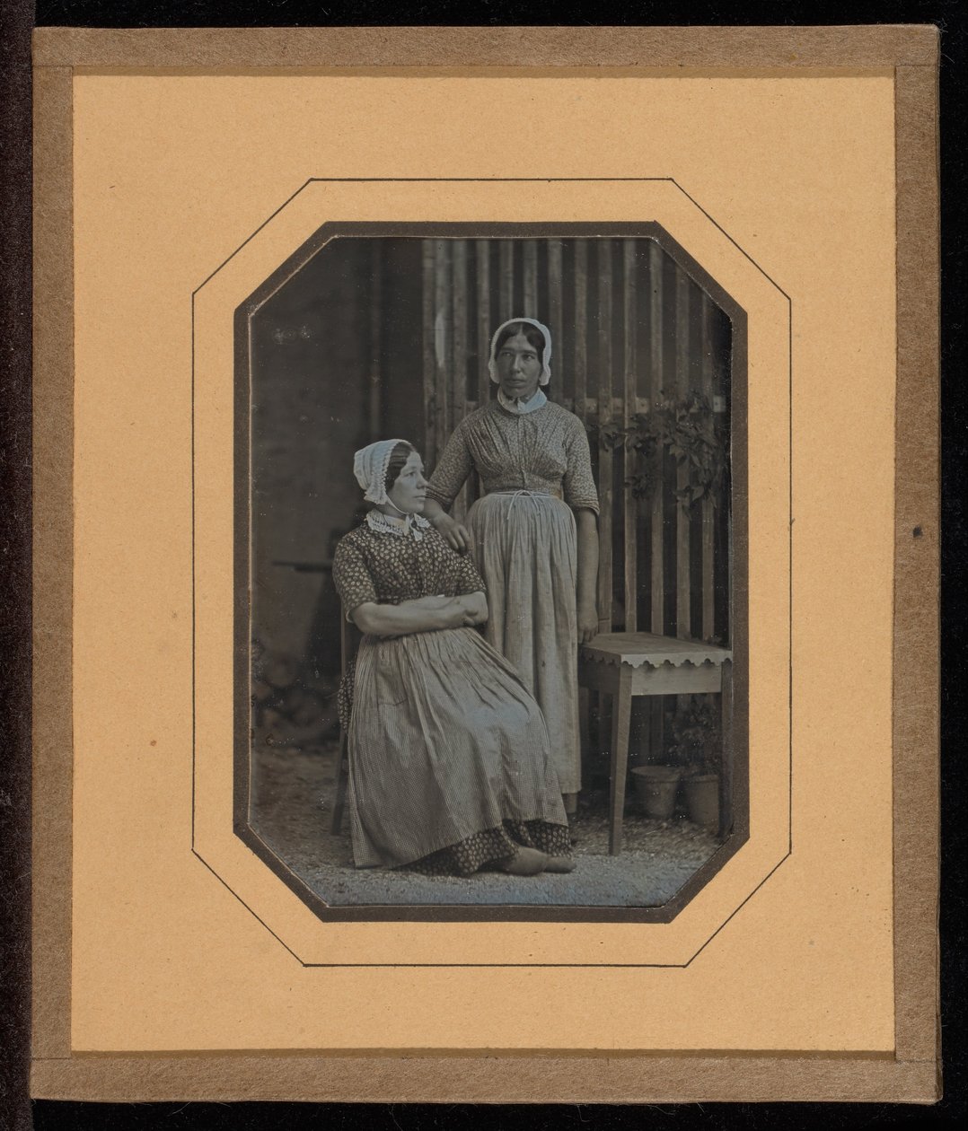 Retrato de dois servos - Lisette Gilliard e Susette de Jean Gabriel Eynard