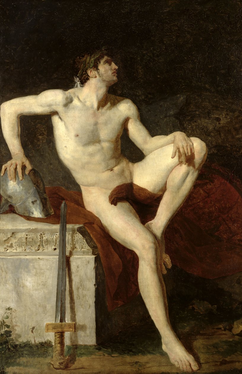 Gladiador sentado de Jean Germain Drouais