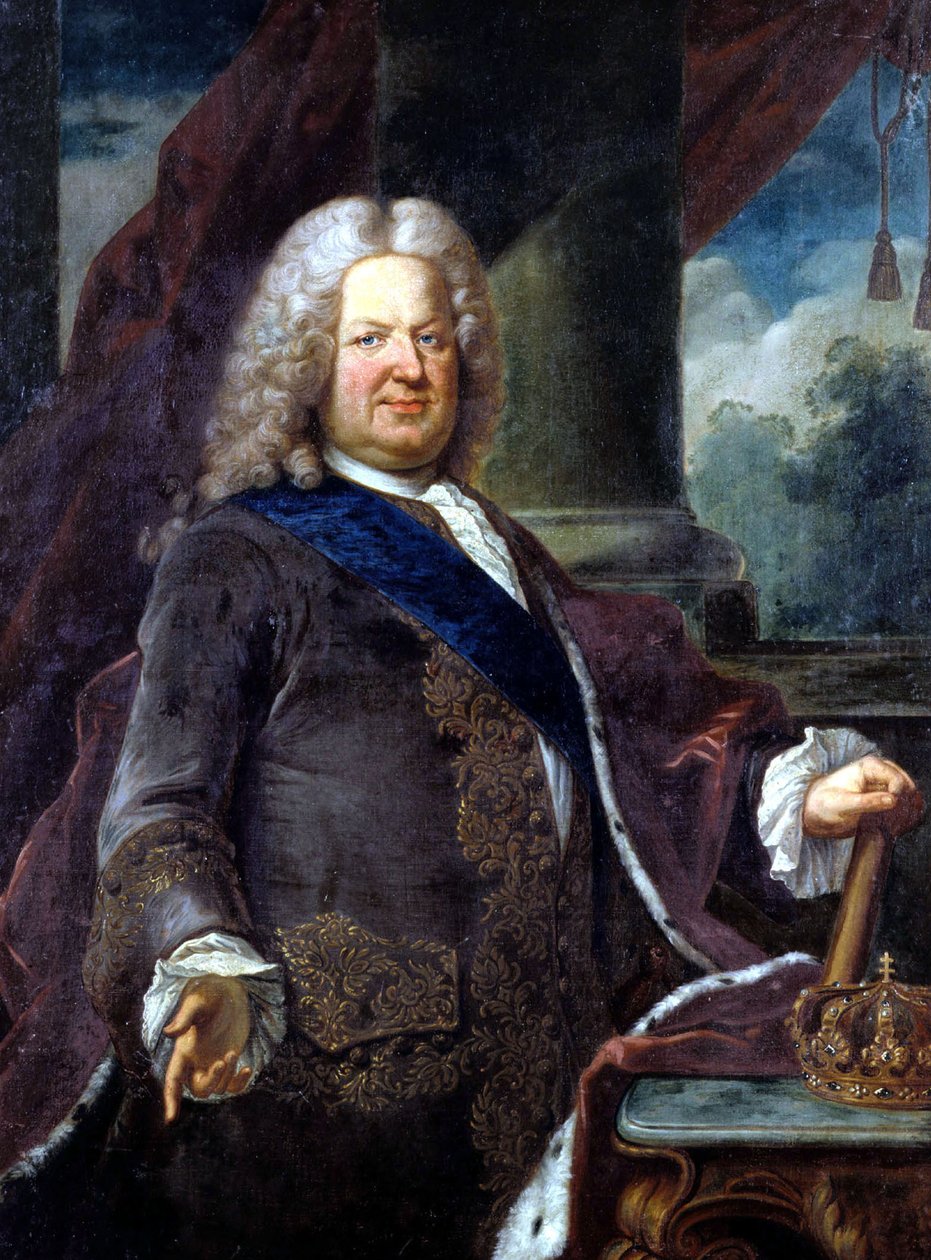 Stanislas Leszczynski, rei da Polônia, óleo sobre tela de Jean Girardet