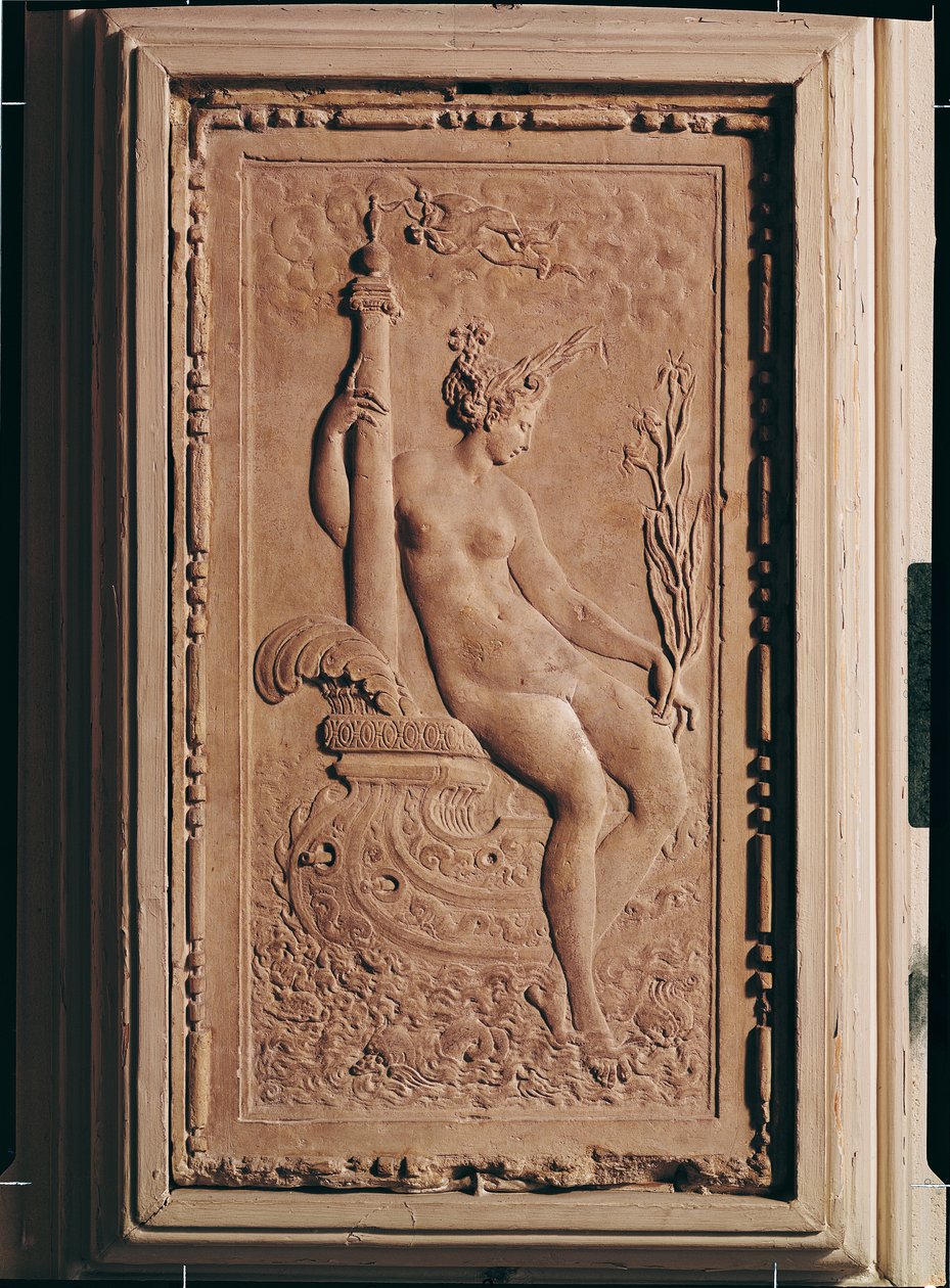 A Ninfa do Sena, 1547-49 de Jean Goujon