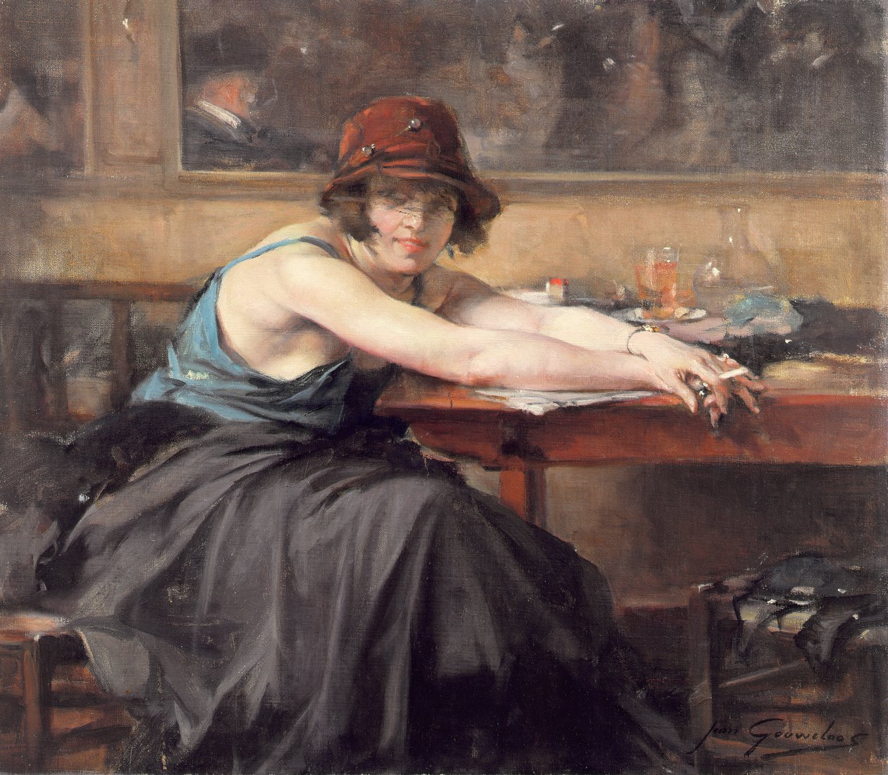 No café de Jean Gouweloos