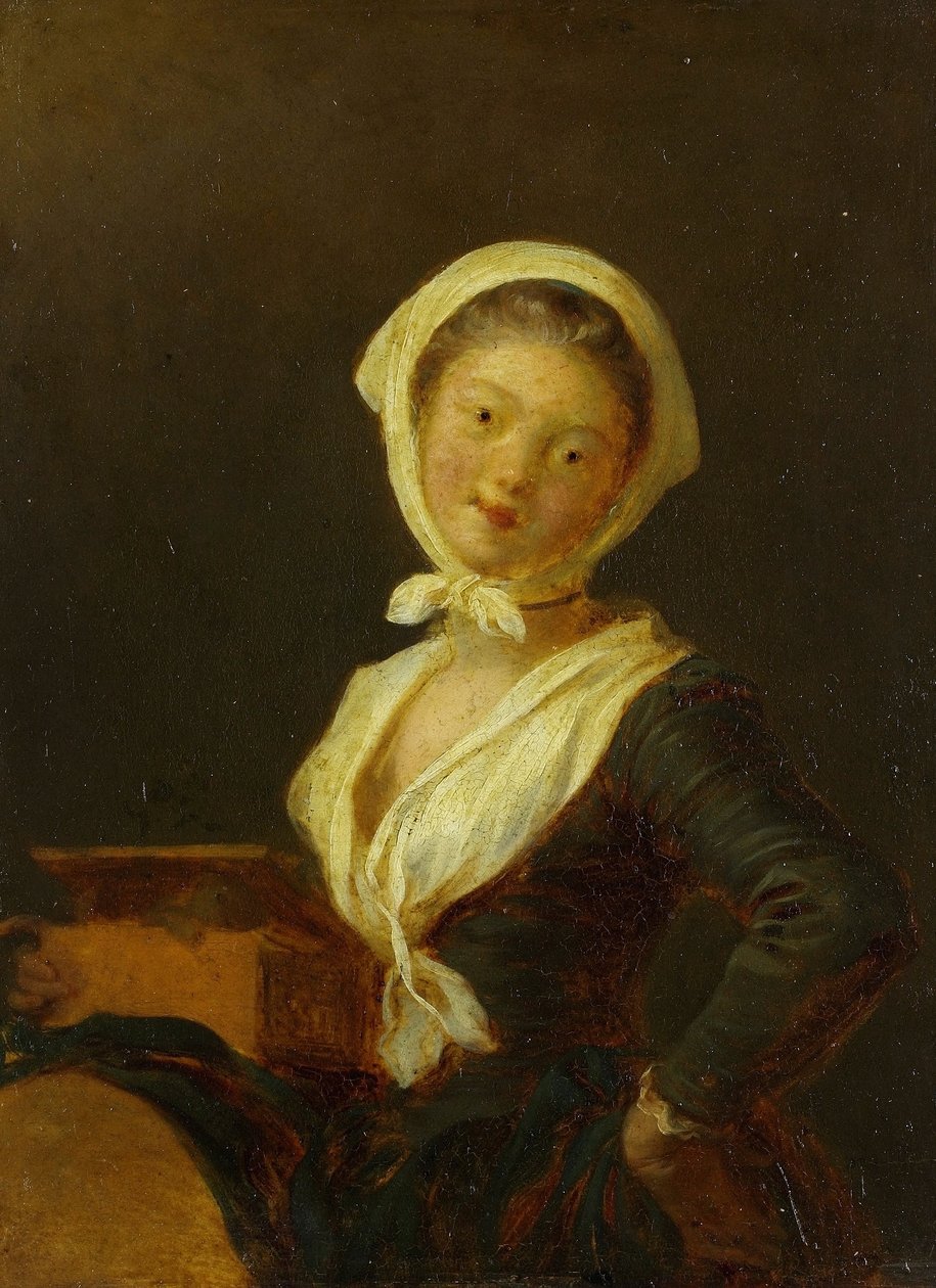 Um moedor de órgãos (uma mulher de savoy) de Jean Honore Fragonard