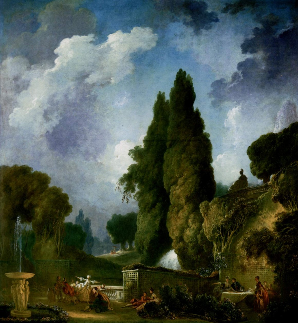 Jogo da cabra-cega de Jean Honore Fragonard