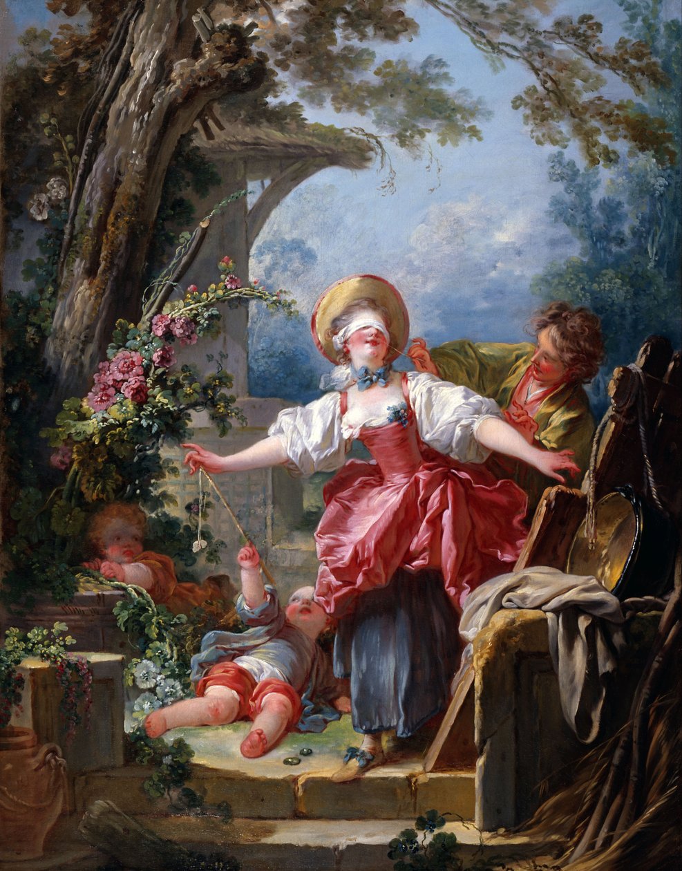 Buff de homem cego de Jean Honore Fragonard