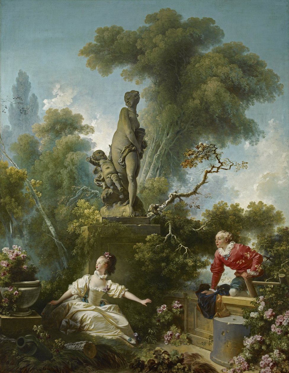 O progresso do amor de Jean Honore Fragonard