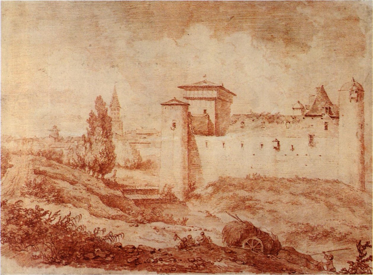 Castelo de Nègrepelisse perto de Montauban de Jean Honore Fragonard