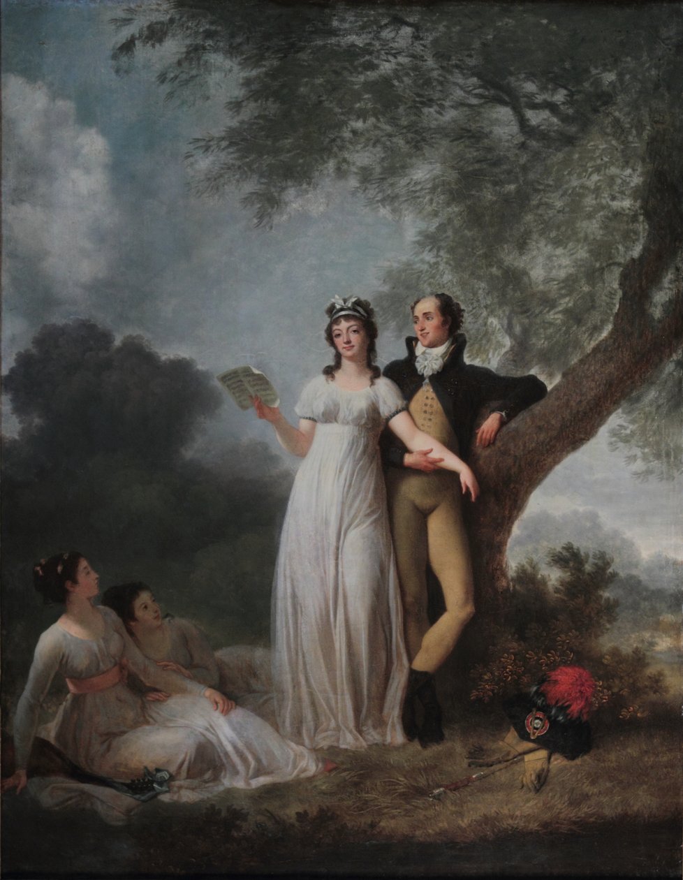 Quatro, caráteres, parque de Jean Honore Fragonard