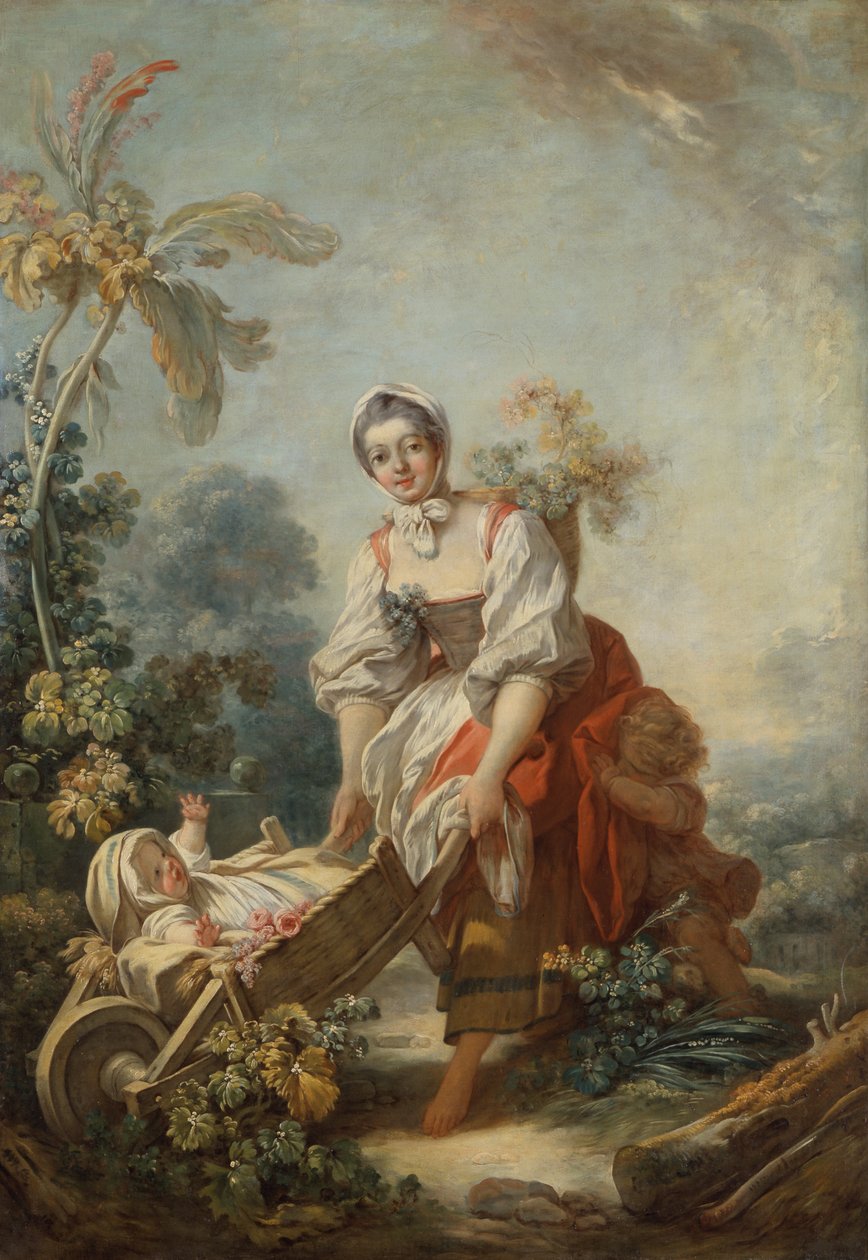 As alegrias da maternidade de Jean Honore Fragonard