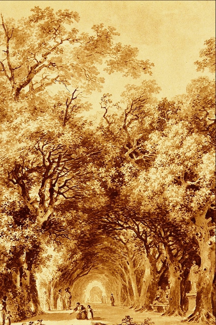 The Shady Walk de Jean Honore Fragonard
