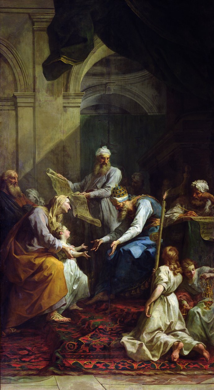 Apresentação da Virgem no Templo, 1735 de Jean Bernard Restout