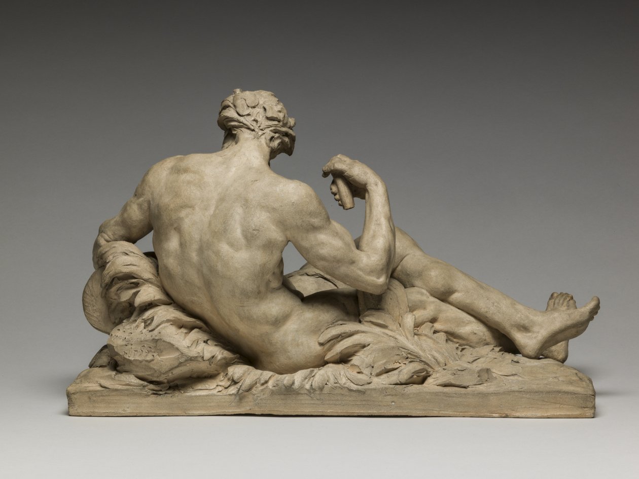 Deus do rio, 1755 (terracota) de Jean Jacques Caffieri