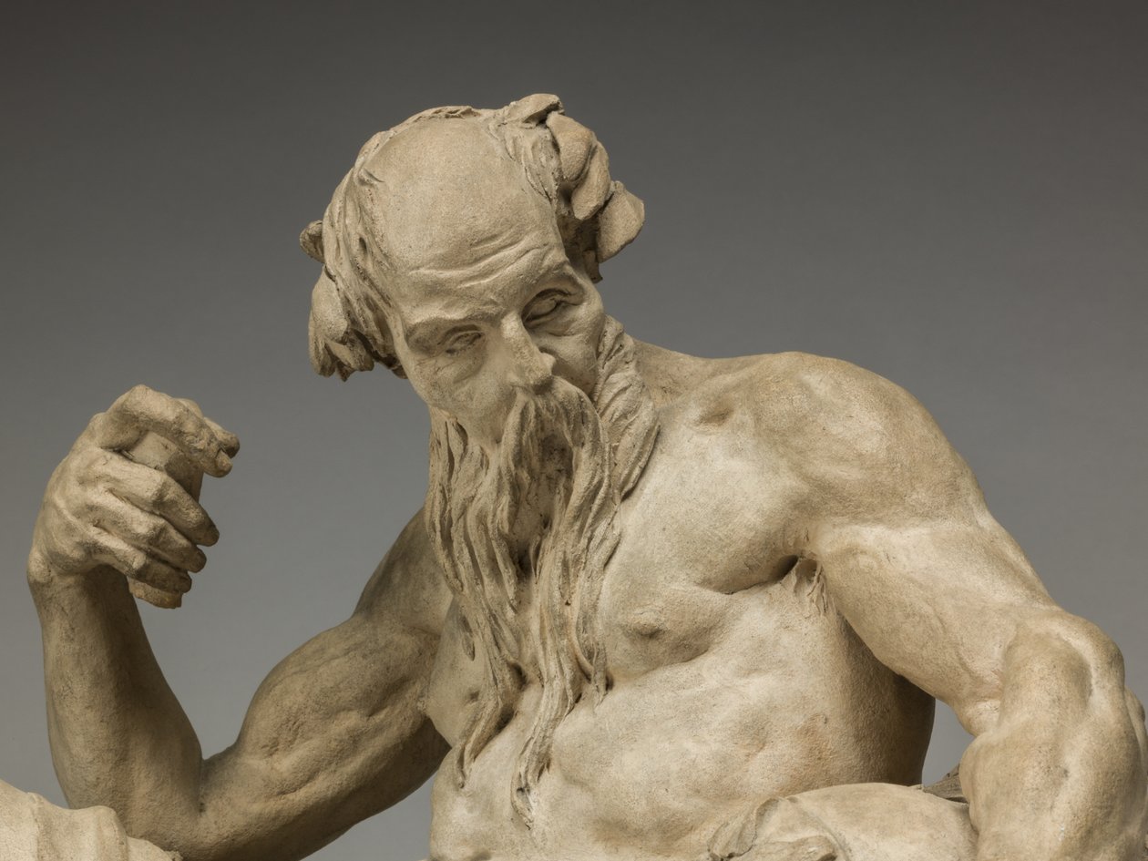 Deus do rio, 1755 (terracota) de Jean Jacques Caffieri