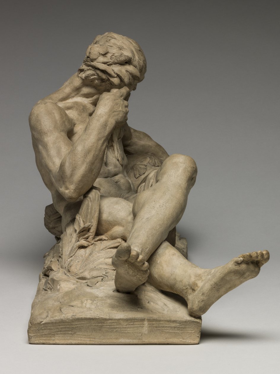 Deus do rio, 1755 (terracota) de Jean Jacques Caffieri