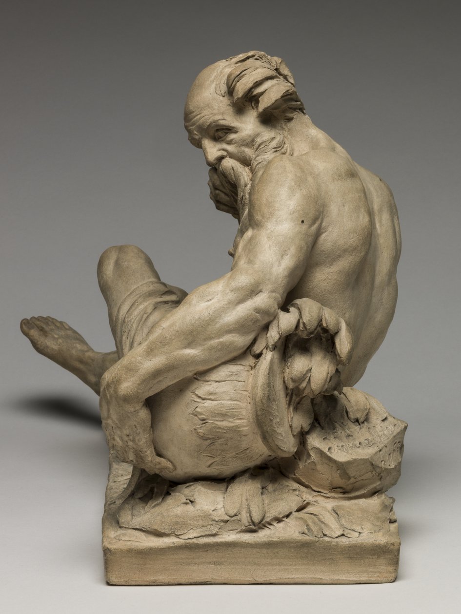 Deus do rio, 1755 (terracota) de Jean Jacques Caffieri