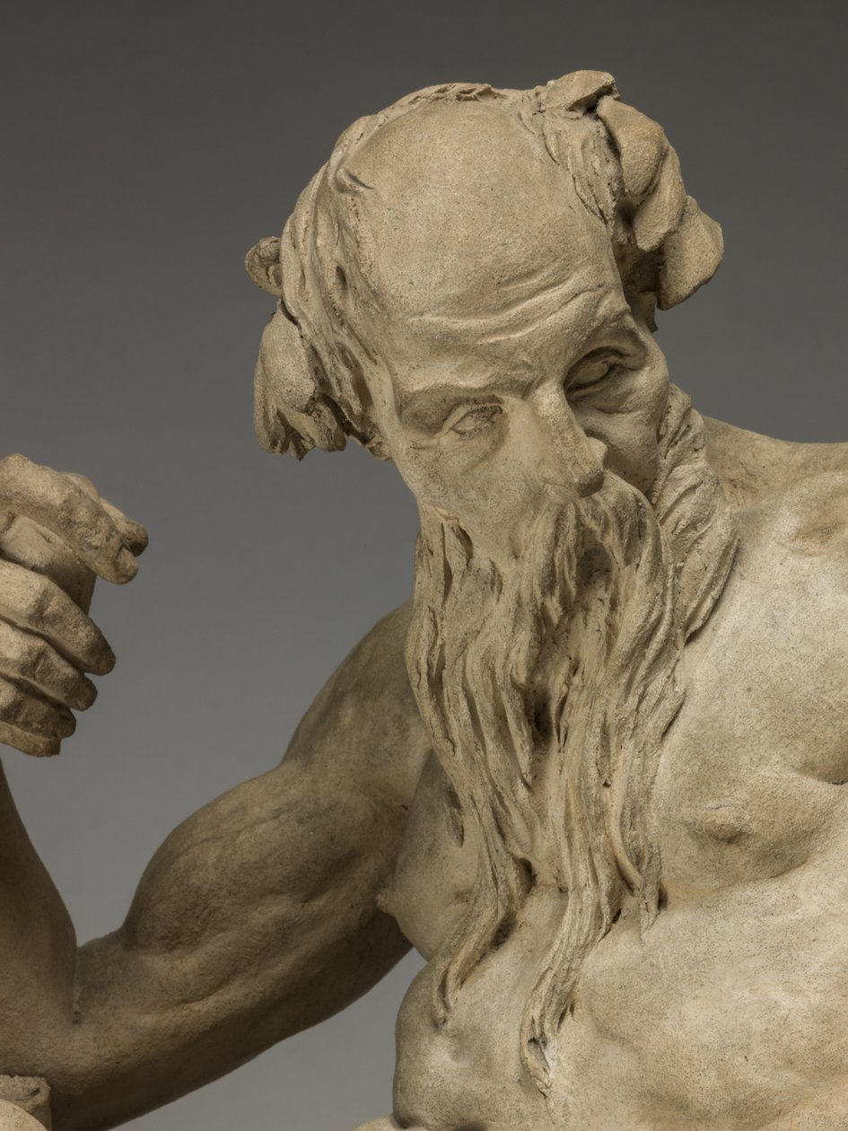 Deus do rio, 1755 (terracota) de Jean Jacques Caffieri