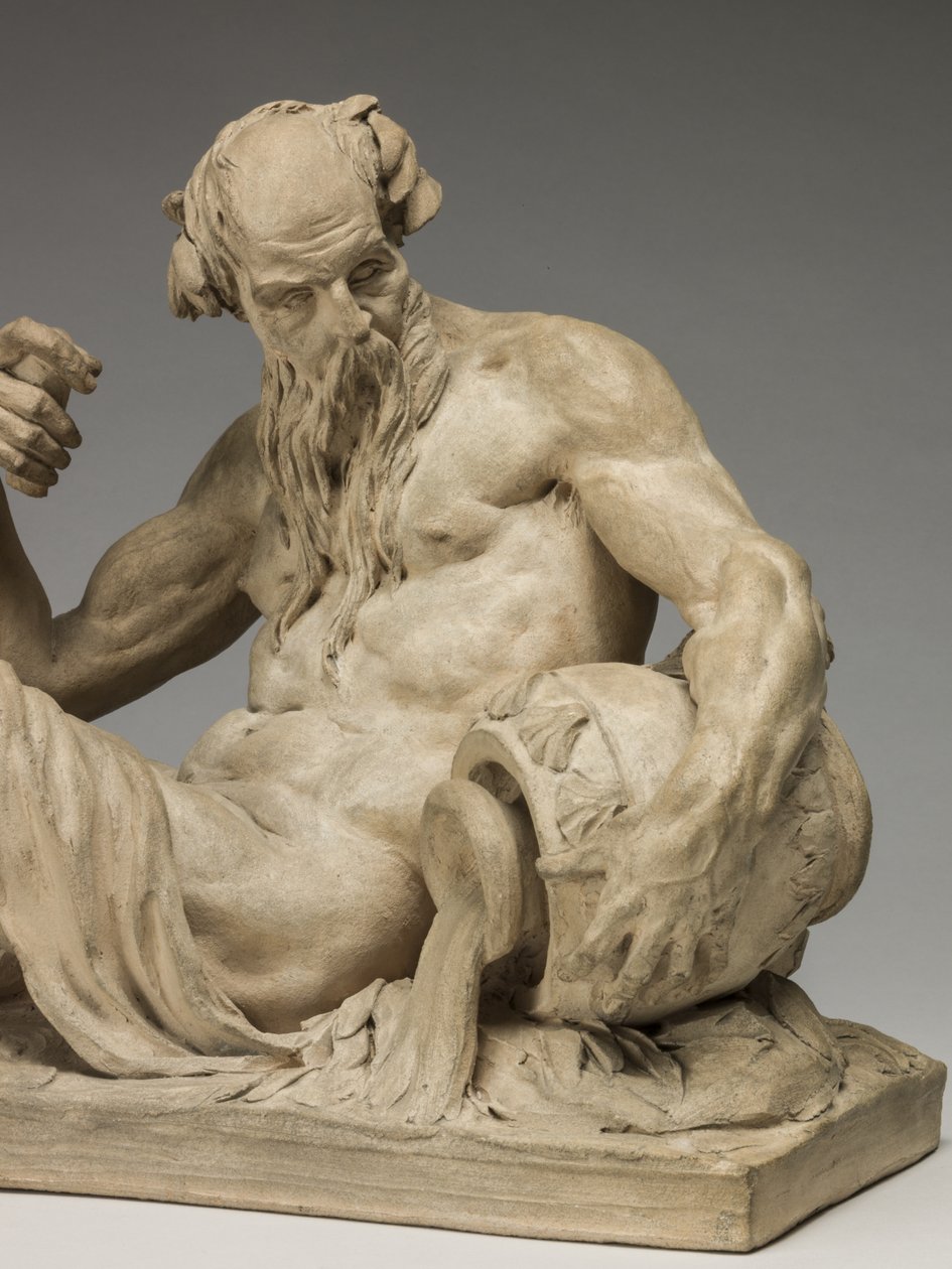 Deus do rio, 1755 (terracota) de Jean Jacques Caffieri