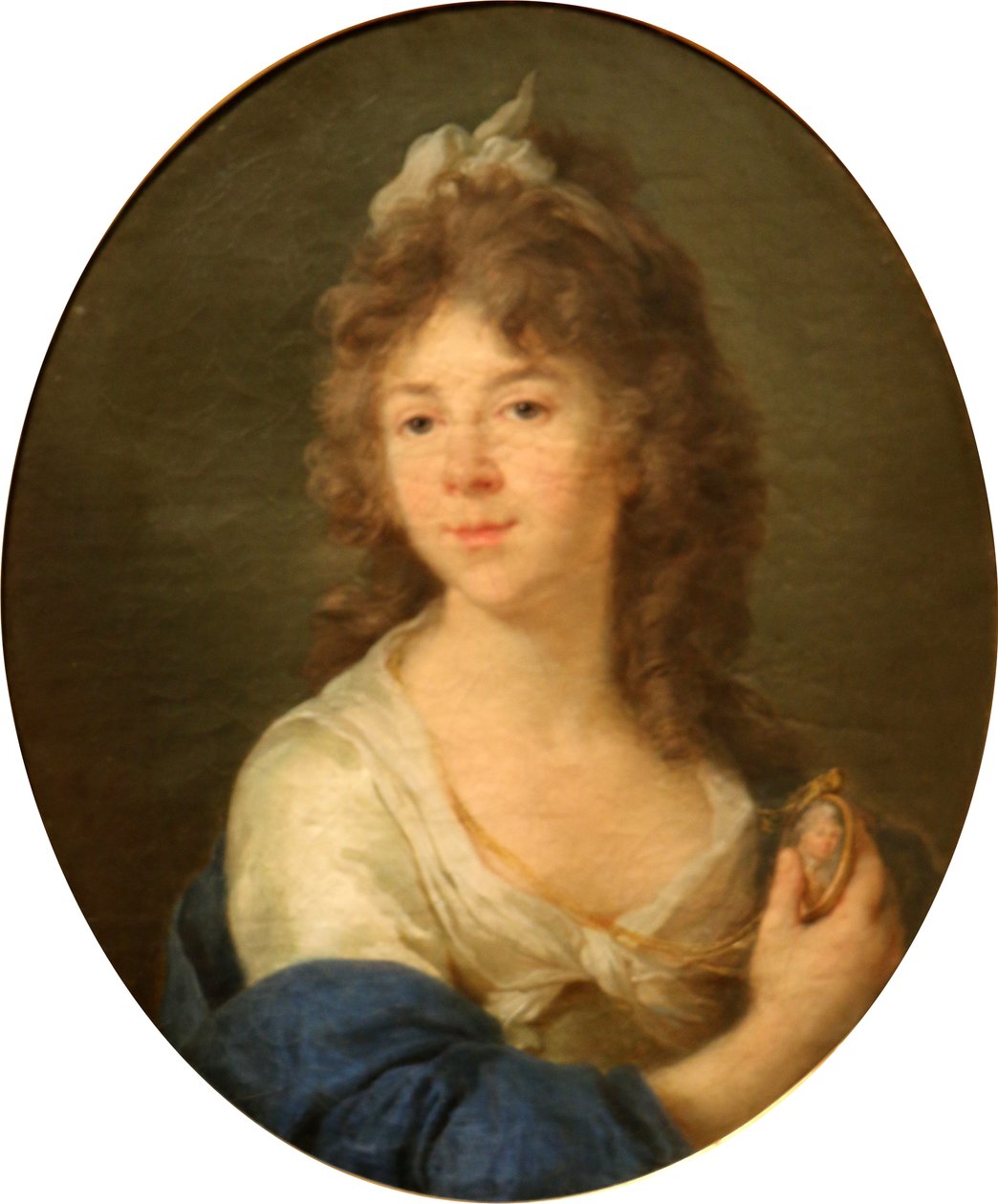 Retrato de madame roland de Jean Jacques Francois Le Barbier