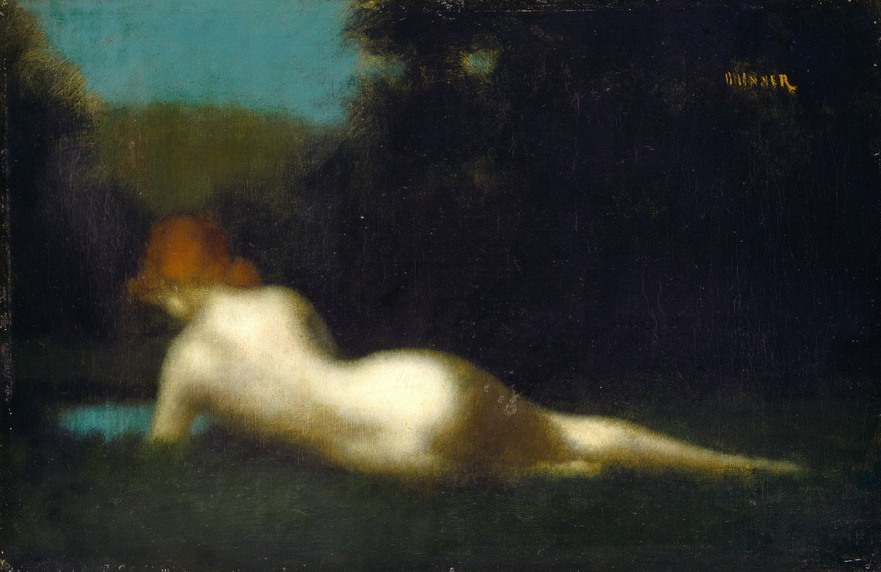 Nu reclinado de Jean Jacques Henner