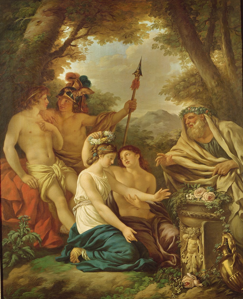 Um casamento antigo de Jean Jacques II Lagrenee