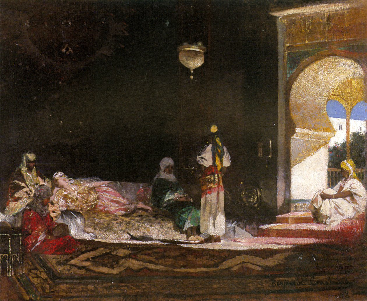 Harem Scene de Jean Joseph Benjamin Constant
