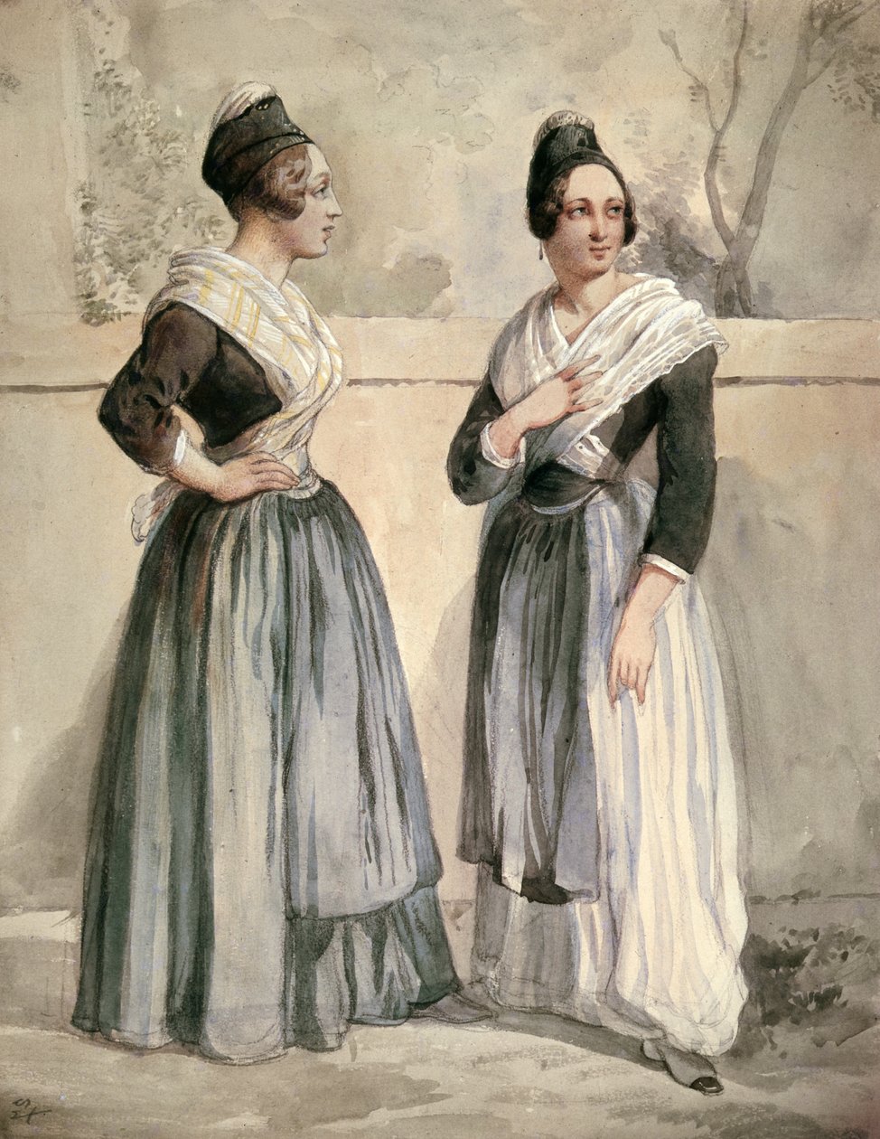 Habitantes de Arles durante o tempo de Daudet e Bizet de Jean Joseph Bonaventure Laurens