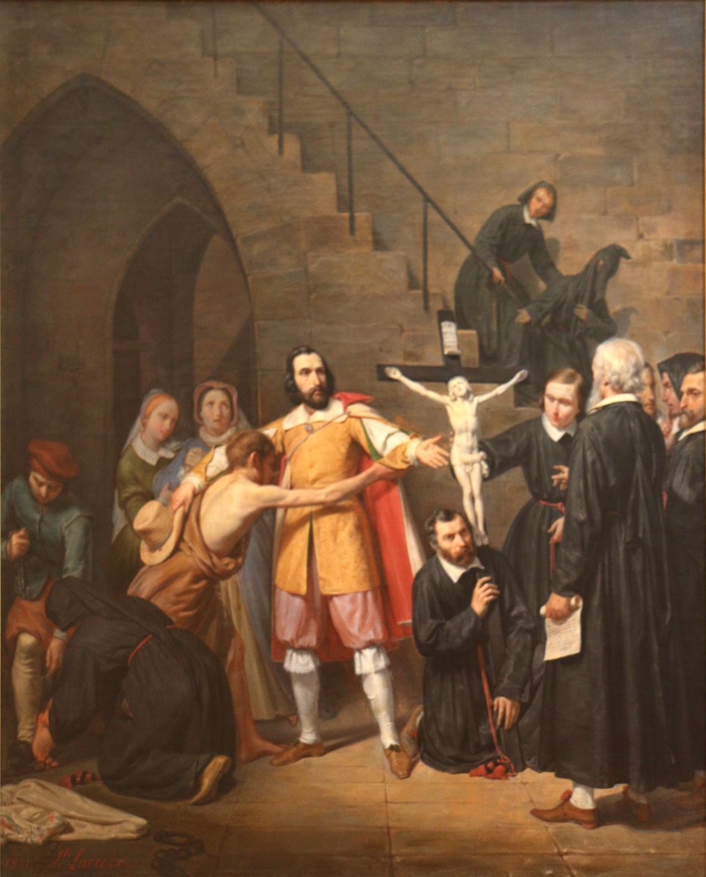 A lenda de Cristo dos penitentes negros de Jean Joseph Lacroix