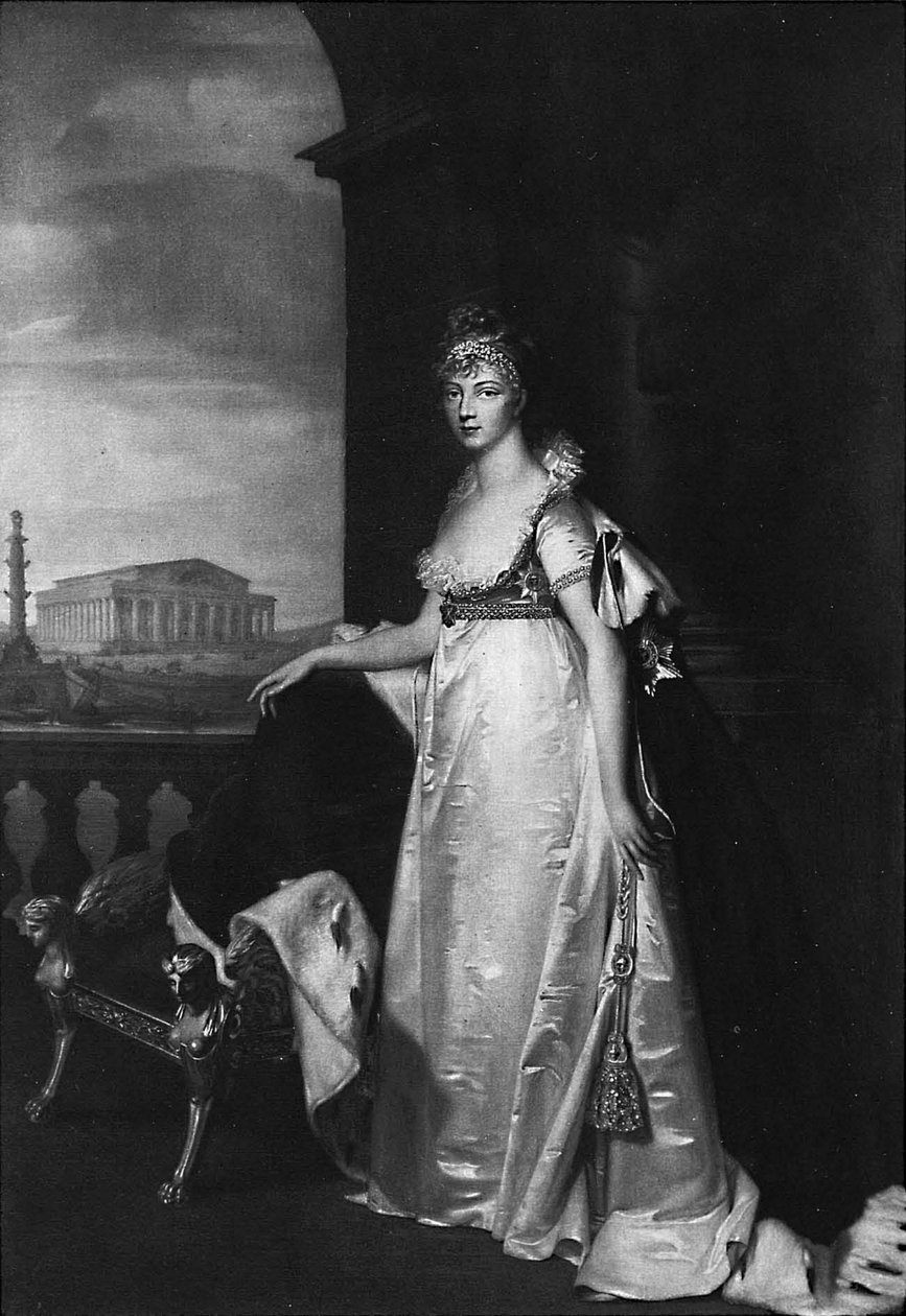 Retrato de Elizabeth Alexeievna (1779-1826) de Jean Laurent Mosnier